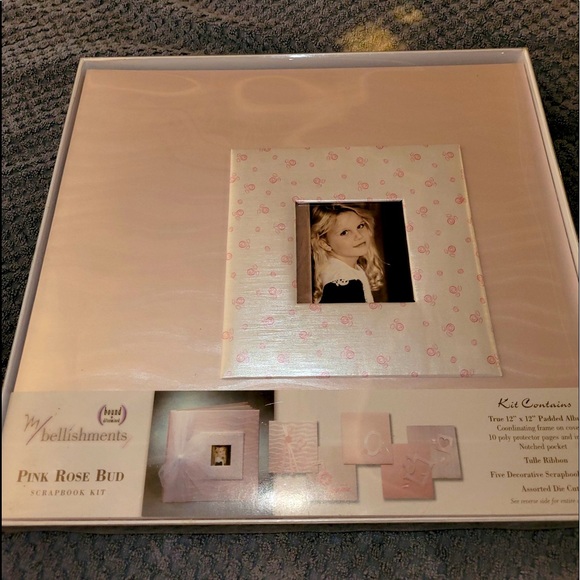 Bound+ D/termined M/bellishments Pink Rose Bud Scrapbook Kit NIB - Picture 1 of 8